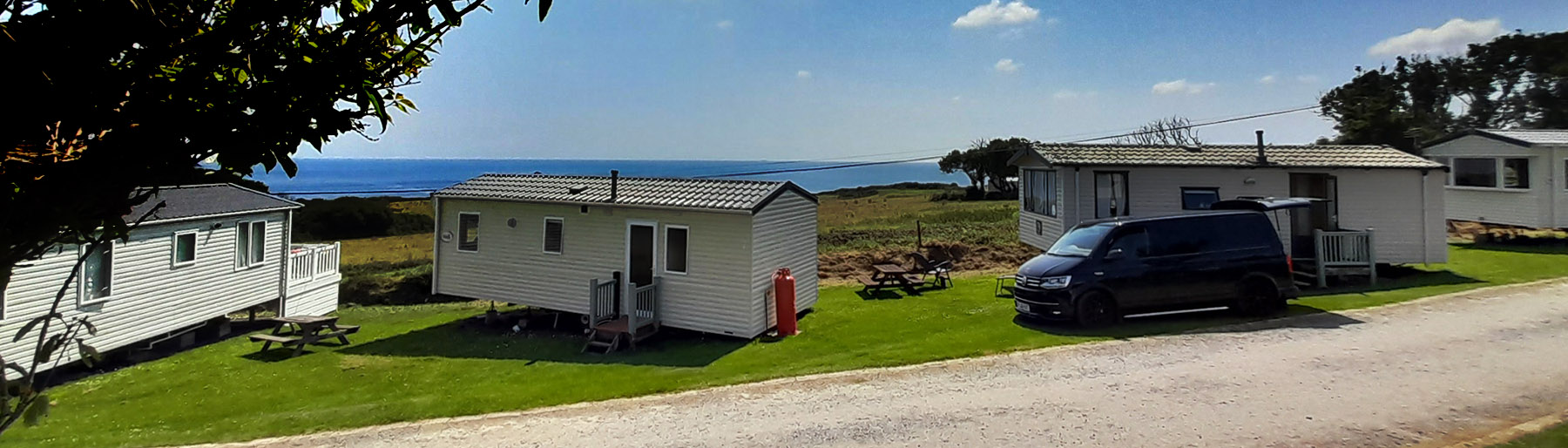 Seaview holiday park with stunning sea views