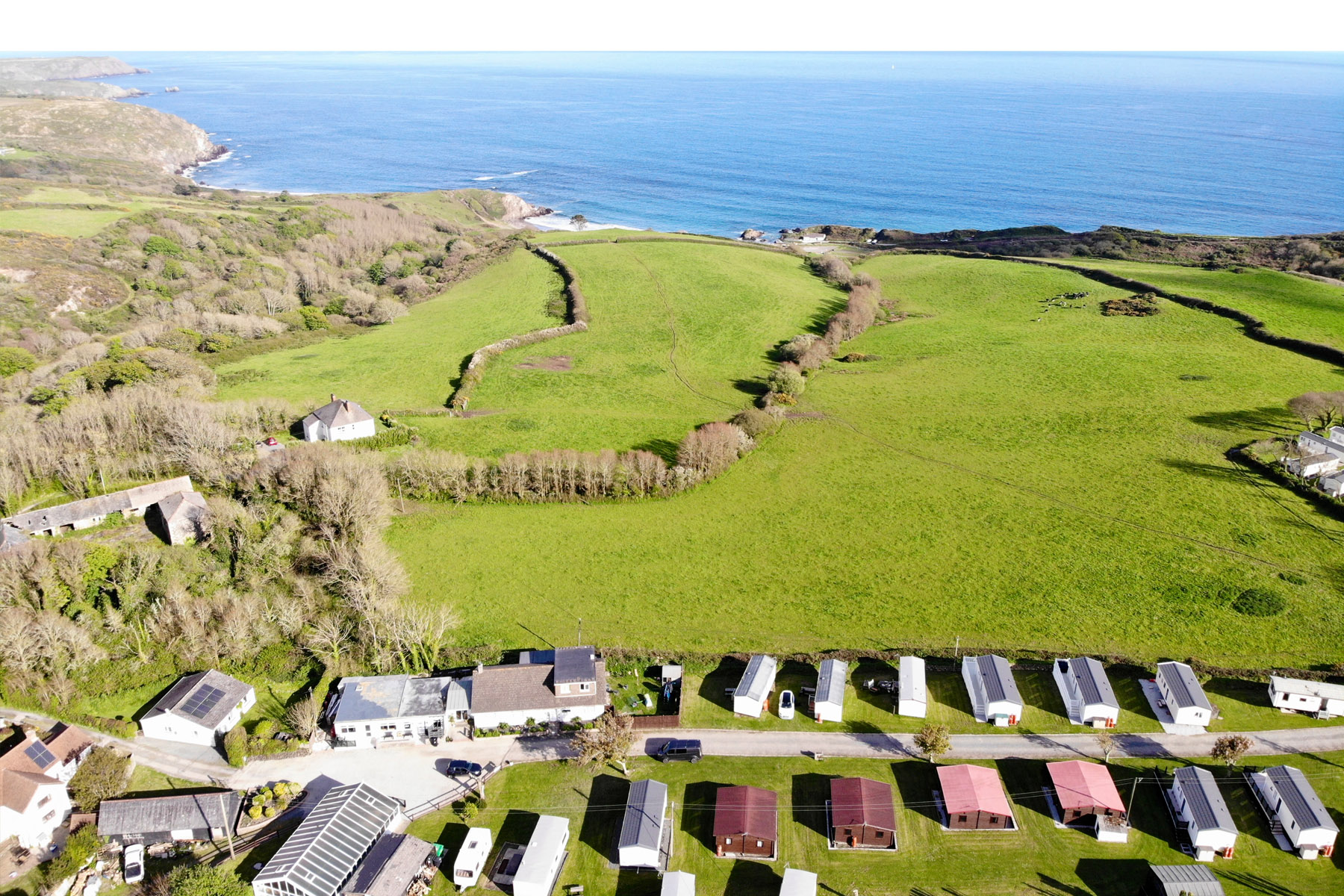 Seaview holiday park with stunning sea views